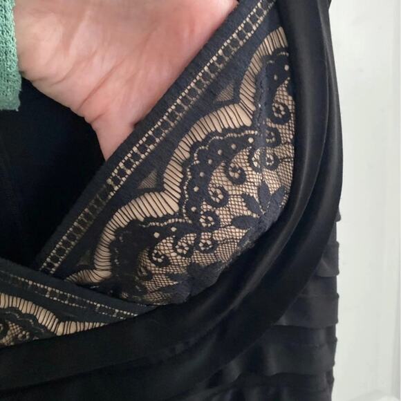 Adrianna Papell Lace Ruched Sheath Dress - Picture 8 of 10